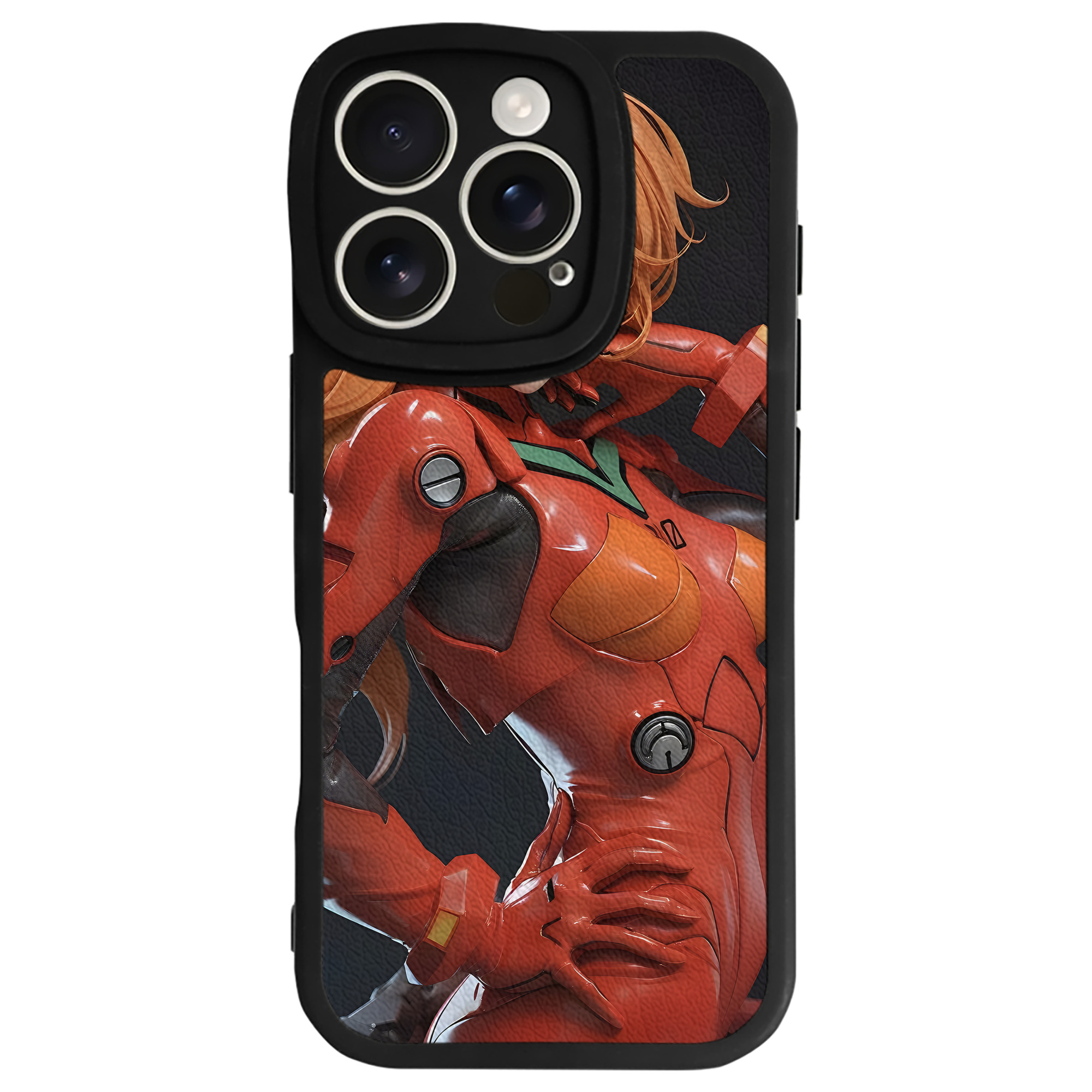（画像用） EVA 新世紀エヴァンゲリオン 【iPhone 16シリーズ対応】シリコンスマホケース（レザー調） 材質：シリコン